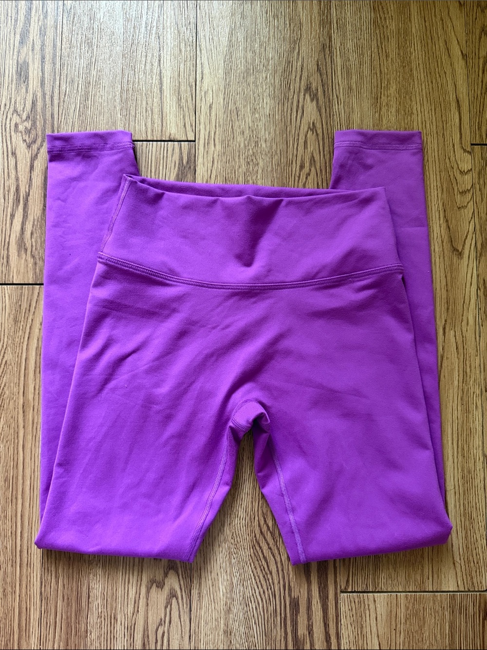 Fleo Purple High-Waist Active Leggings